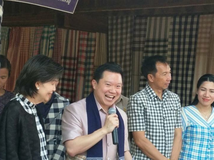 การลงพื้นที่ดูงานชุมชนกลุ่มทอผ้าทอมือ จังหวัดอำนาจเจริญ